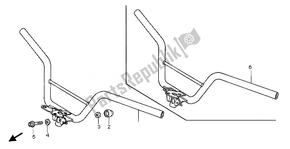 All parts for the Handle Pipe of the Honda NPS 50 2011