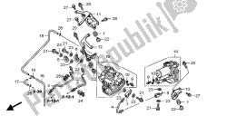 unité d'alimentation arrière et unité de soupape arrière