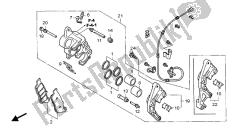 FRONT BRAKE CALIPER (R.)