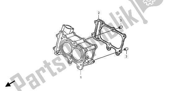 Todas las partes para Cilindro de Honda FJS 400A 2010