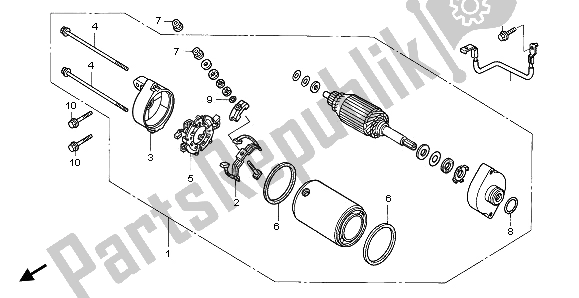 Wszystkie części do Startuj? Cy Silnik Honda VTX 1800C 2003