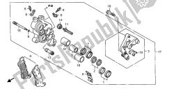 FRONT BRAKE CALIPER (R.)