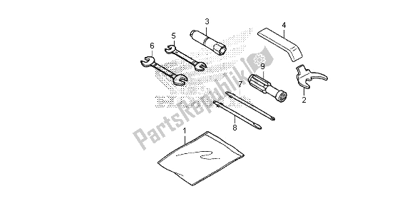 All parts for the Tools of the Honda SH 125 AD 2013