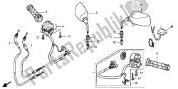 interruptor y cable y espejo