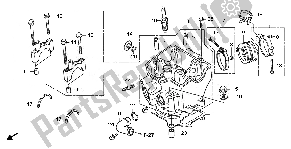 Todas las partes para Cabeza De Cilindro de Honda CRF 250X 2011