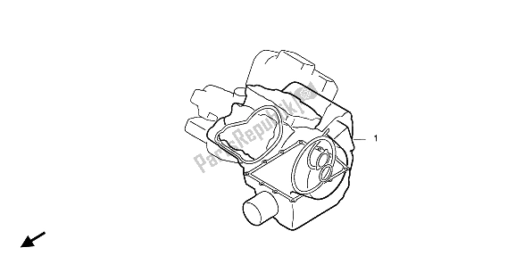 All parts for the Eop-2 Gasket Kit B of the Honda VT 600 CM 1991