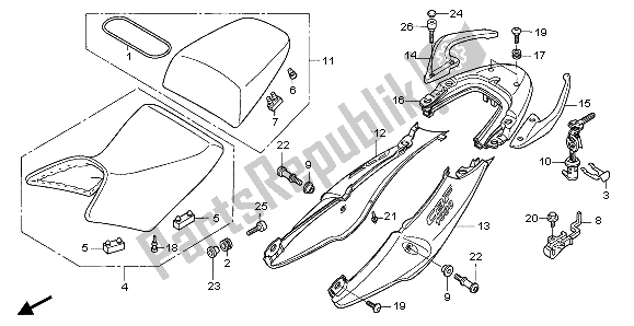 Todas las partes para Asiento Y Capota de Honda CBF 1000A 2007