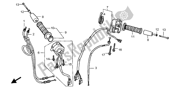 Wszystkie części do Prze?? Cznik I Kabel Honda ST 1100 1995