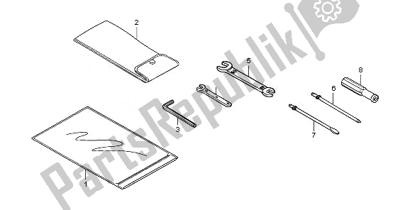 Todas las partes para Herramientas de Honda VT 750C2S 2011