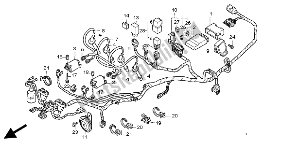 Toutes les pièces pour le Dureté Du Fil du Honda CBR 1100 XX 1998