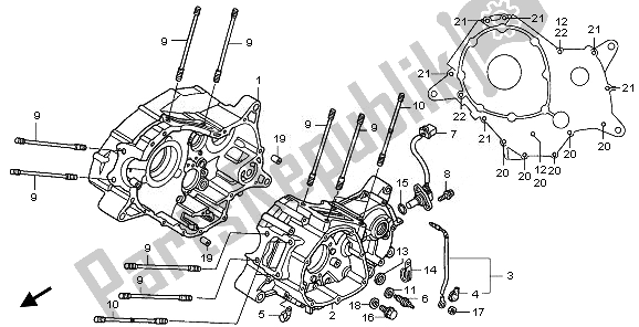 Wszystkie części do Korbowód Honda XL 125V 2010