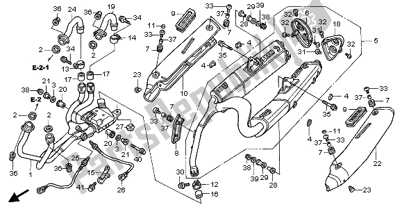 Todas las partes para Silenciador De Escape de Honda VFR 800 2002