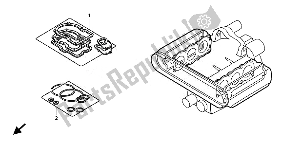 Todas las partes para Kit De Juntas Eop-1 A de Honda GL 1800 2010