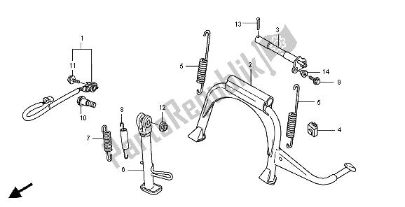 Todas las partes para Estar de Honda SH 300A 2008