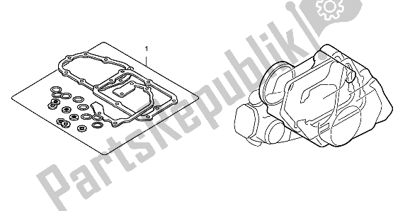 All parts for the Eop-2 Gasket Kit B of the Honda CRF 70F 2007