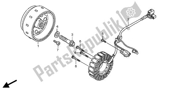 Todas las partes para Generador de Honda CBR 250R 2011
