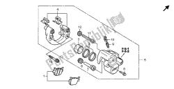 REAR BRAKE CALIPER