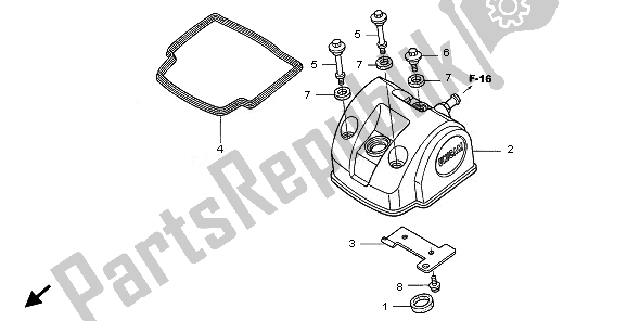 Wszystkie części do Cylinder Honda CRF 450X 2011