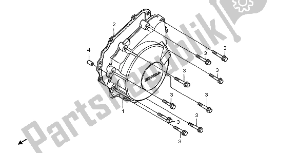 Todas las partes para Cubierta Del Generador de Honda CBF 600N 2006