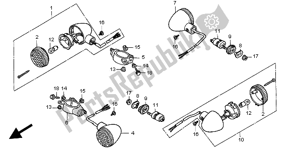 Wszystkie części do Winker Honda CA 125 1999