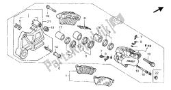 REAR BRAKE CALIPER