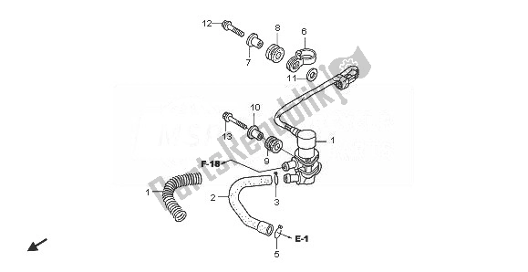 Todas las partes para Válvula De Solenoide de Honda PES 150 2008