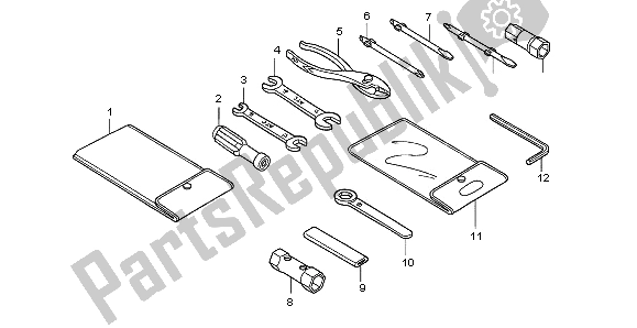 All parts for the Tool of the Honda CBR 125 RW 2006