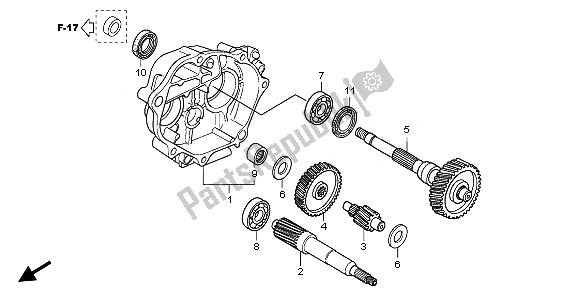 Tutte le parti per il Trasmissione del Honda SH 300 2011