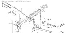 CHANGE PEDAL-BRAKE PEDAL-KICK STARTER ARM