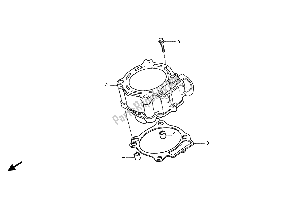 Todas las partes para Cilindro de Honda CRF 250X 2012