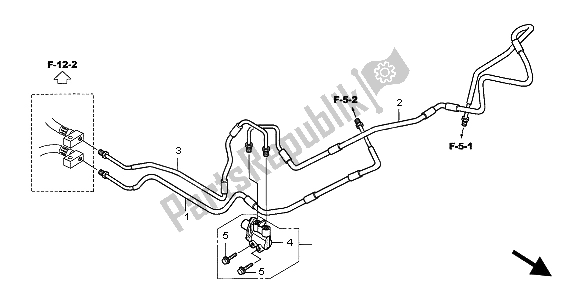 Todas las partes para Válvula De Control Proporcional de Honda XL 1000 VA 2004