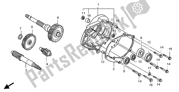 Todas las partes para Transmisión de Honda SH 150 2008