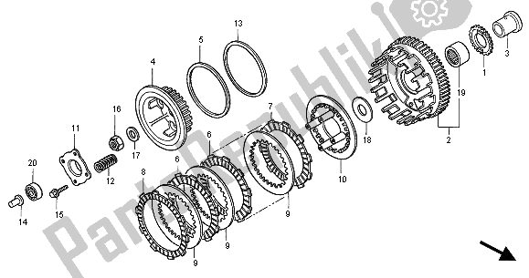 Wszystkie części do Sprz? G? O Honda CB 500 2002