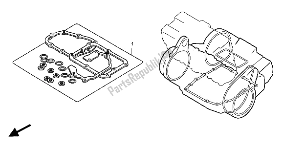 Toutes les pièces pour le Kit De Joint Eop-2 B du Honda CBR 600F 2002