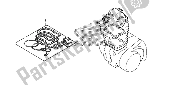 Alle onderdelen voor de Eop-1 Pakkingset A van de Honda CRF 250L 2015