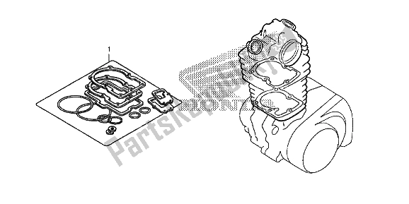 Tutte le parti per il Kit Di Guarnizioni Eop-1 A del Honda CRF 250L 2015