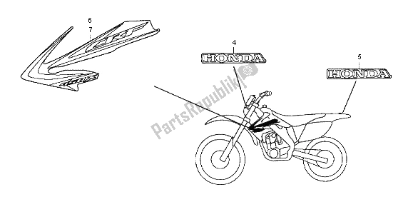 Todas las partes para Marca de Honda CRF 450X 2013