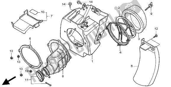 Todas las partes para Filtro De Aire de Honda CR 80 RB LW 2002