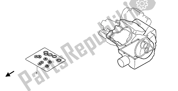 Todas as partes de Kit De Junta Eop-2 B do Honda VTX 1800C 2003