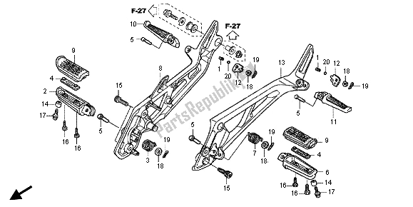 Todas las partes para Paso de Honda CB 1100A 2013