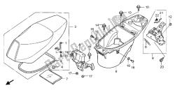 asiento y caja de equipaje