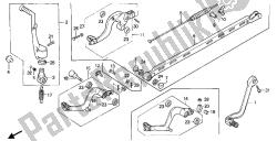 cambiar pedal y pedal de freno y brazo de arranque