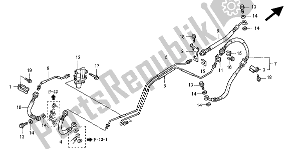 Todas las partes para Controles Proporcionales de Honda ST 1100A 1998