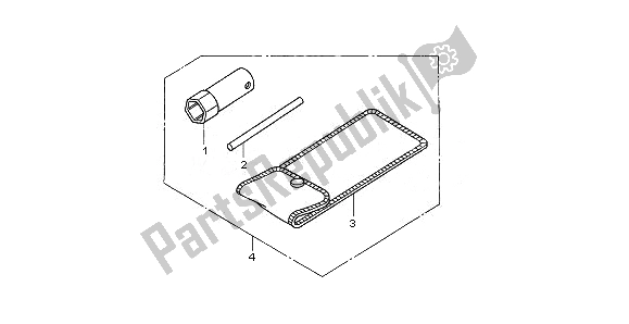 All parts for the Tools of the Honda CRF 70F 2008