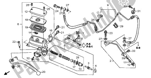 Wszystkie części do Pompa Sprz? G? A Honda ST 1300 2008