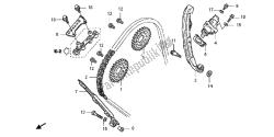 cadena de levas y tensor