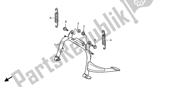 Tutte le parti per il In Piedi del Honda SH 150S 2008