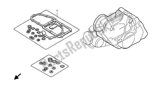 Tutte le parti per il Kit Di Guarnizioni Eop-2 B del Honda ANF 125 2007