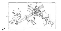 REAR BRAKE CALIPER