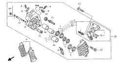 FRONT BRAKE CALIPER (R.)